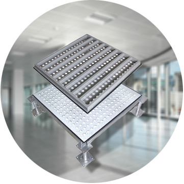 air flow raised floor
